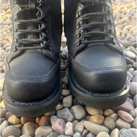 🖤HARLEY DAVIDSON Hamlyn Women’s Leather Lace Up Blk Motorcycle Riding Boots 6.5 - Picture 5 of 7